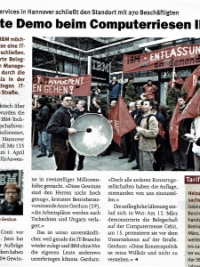 Streik bei IBM