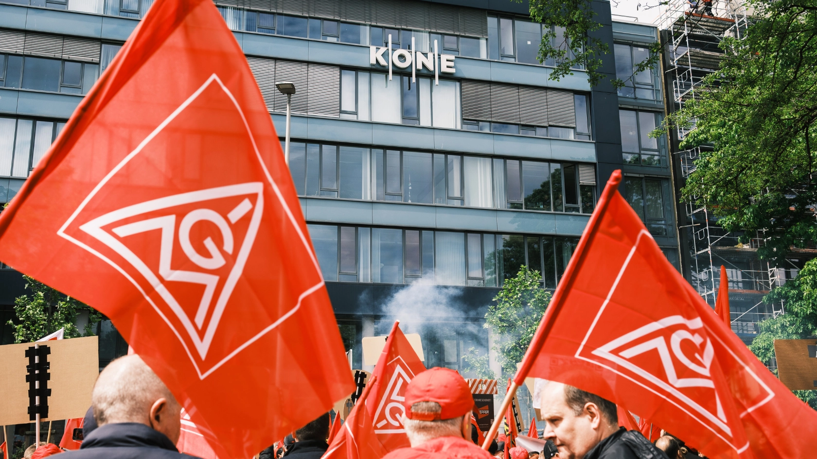 TKE Aktion bei KONE