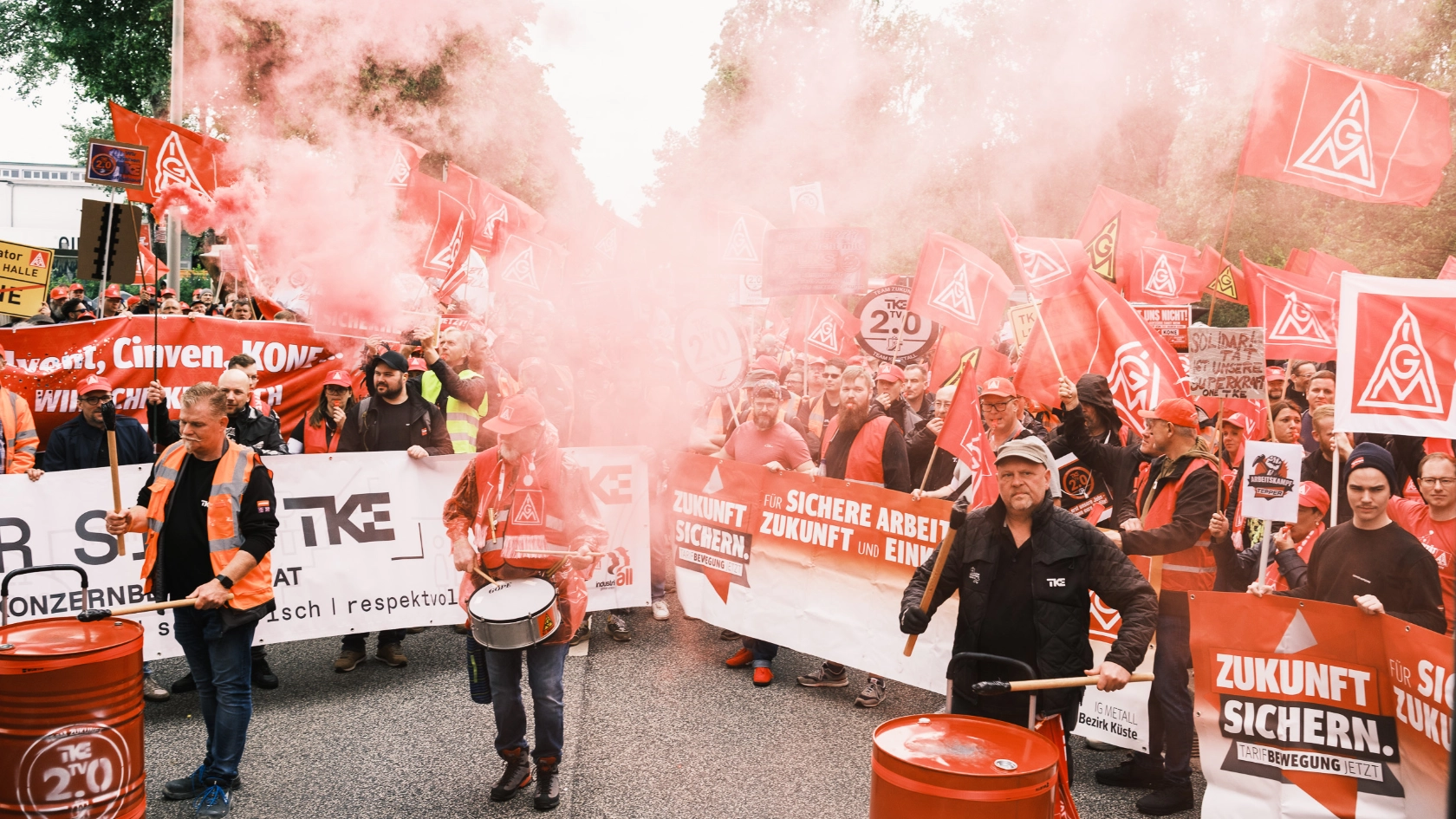 TKE Aktion bei KONE