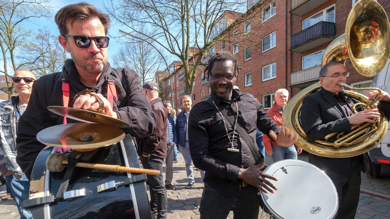 1. Mai 2023 in Hamburg mit Jürgen Kerner