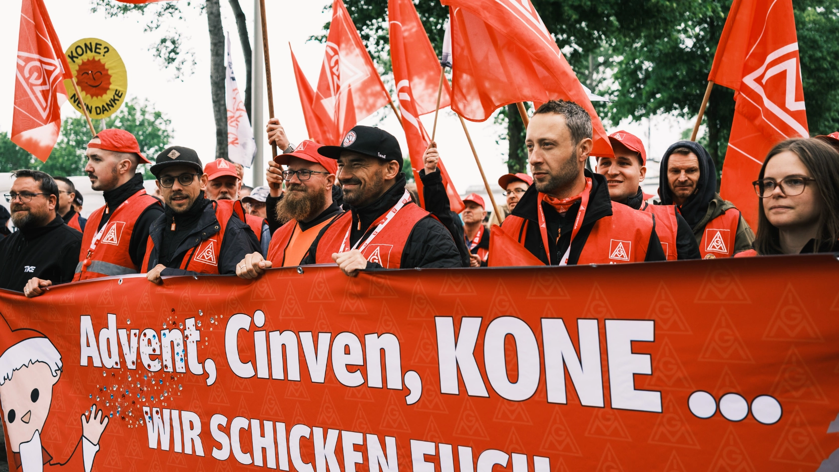 TKE Aktion bei KONE