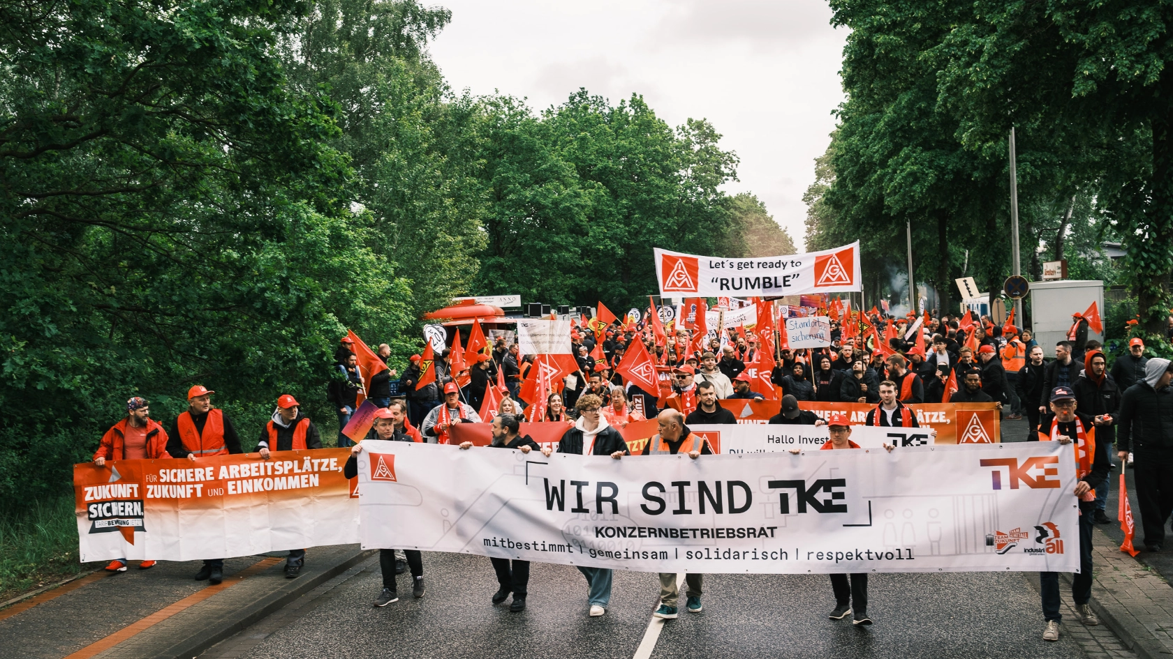 TKE Aktion bei KONE