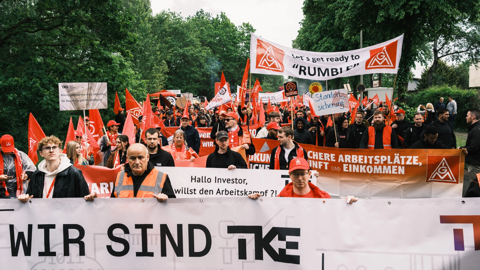 TKE Aktion bei KONE