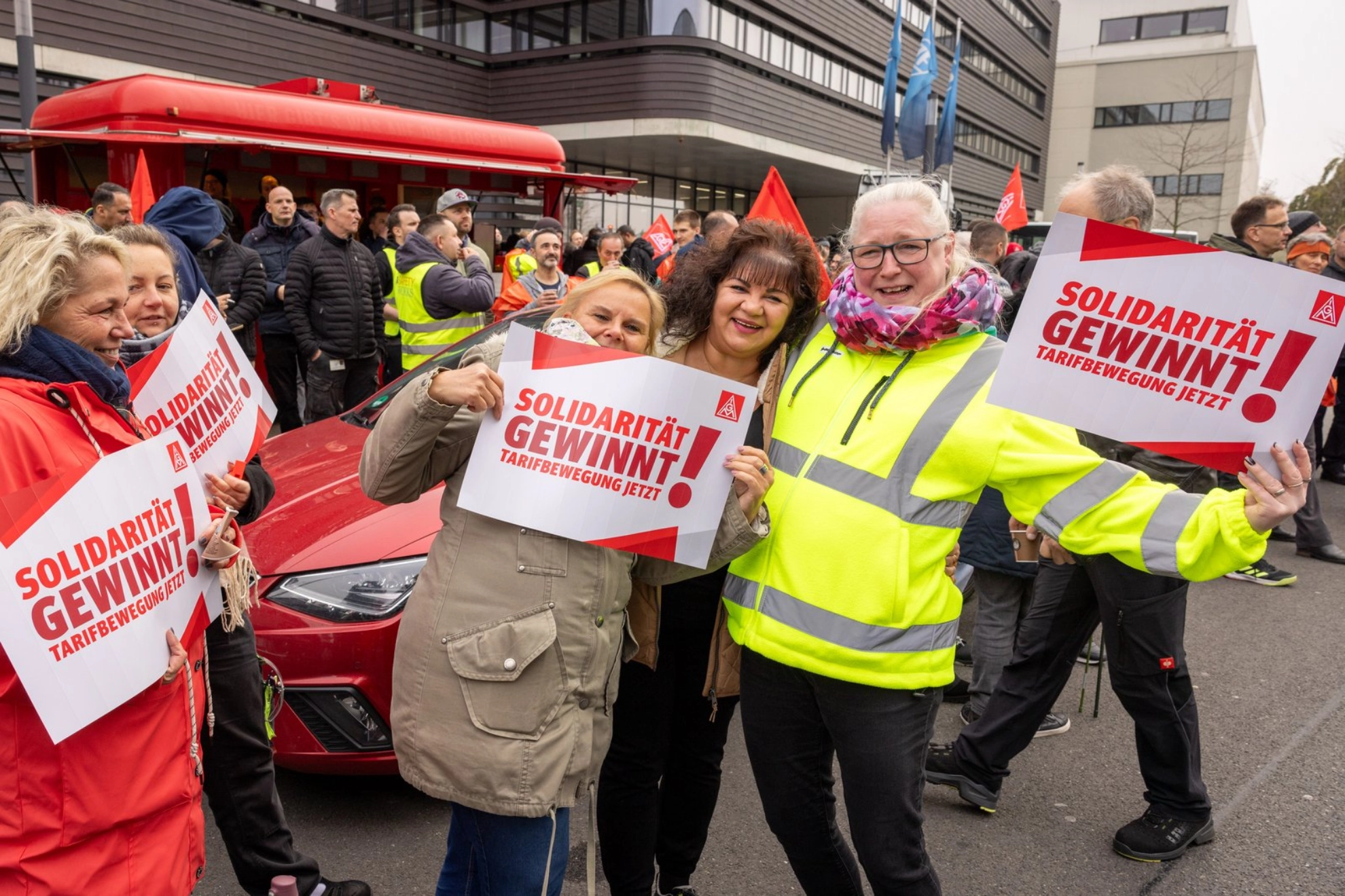 Warnstreik bei ZF Wabco