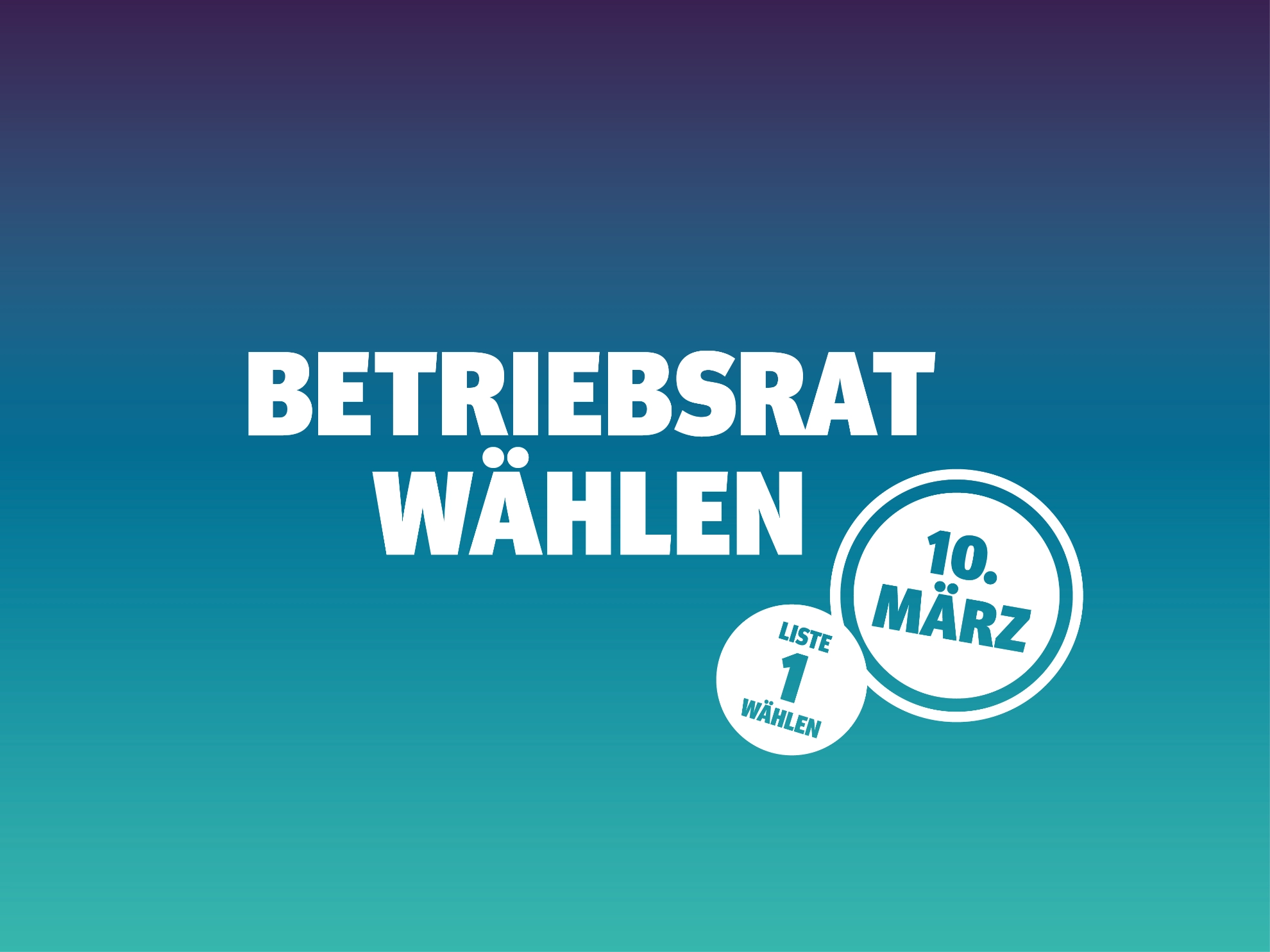 Betriebsrat wählen am 10. März 2026