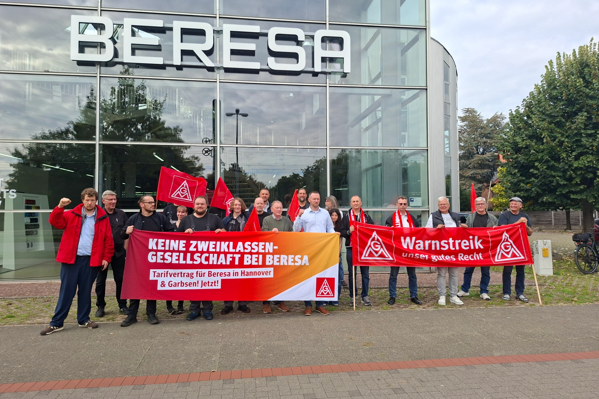 Warnstreik Beresa