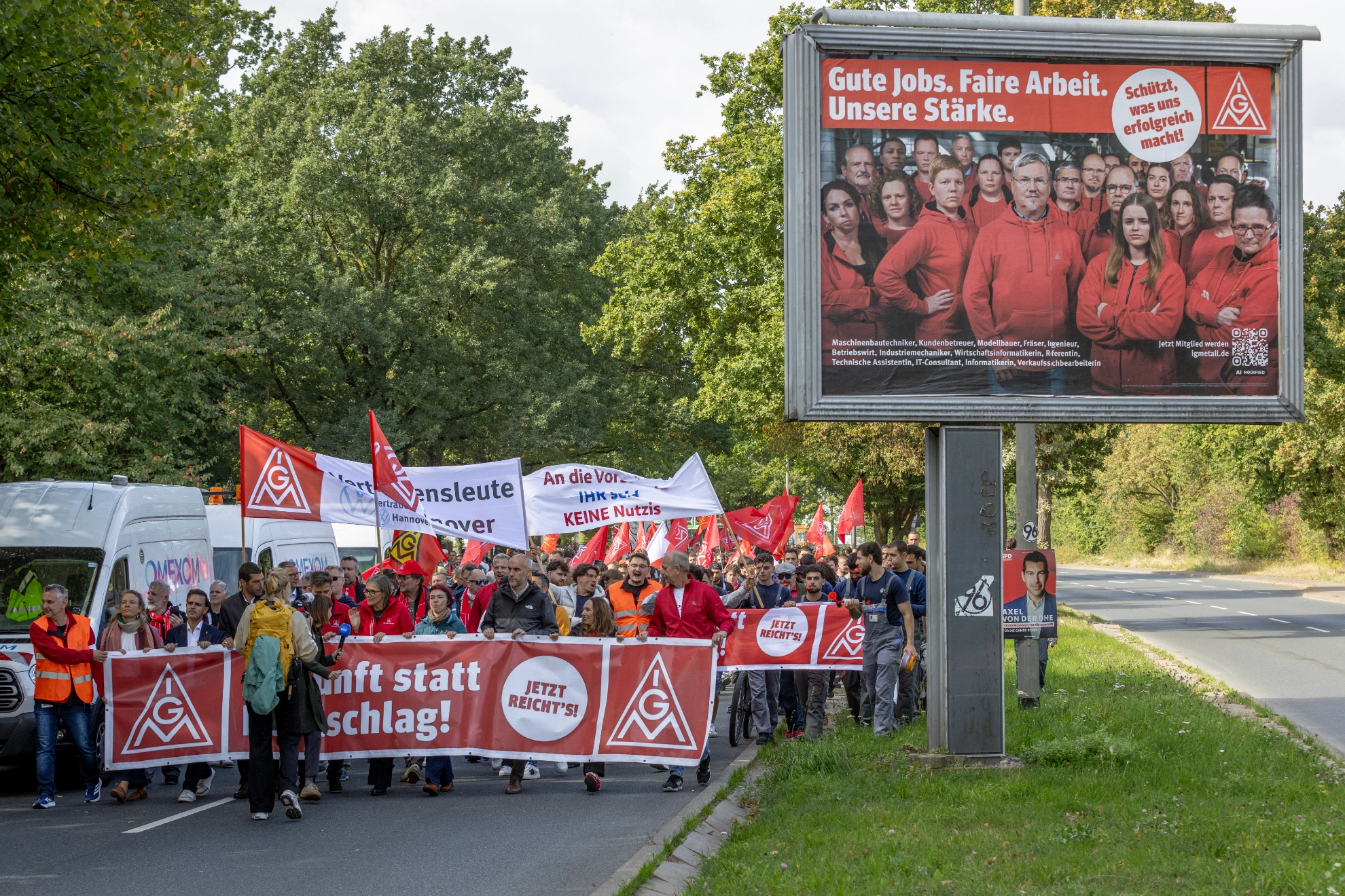 Automobilaktionstag VW und ZF Hannover
