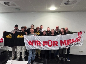 IG Metaller beschließen Tarifforderung- Ungleichbehandlung im Unternehmen muss ein Ende haben 