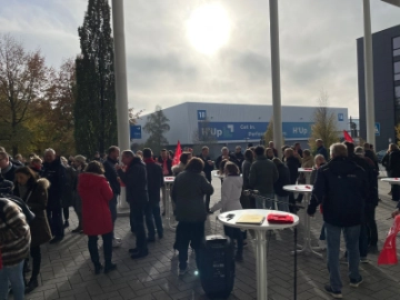 Erstmalig Warnstreikaktion bei der Deutschen Messe AG