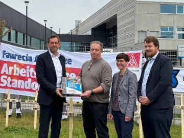Betriebsrat und IG Metall stellen Alternativkonzept zum geplanten Stellenabbau vor