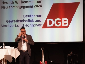 DGB Neujahrsbegegnung liefert politischen Ausblick für 2026