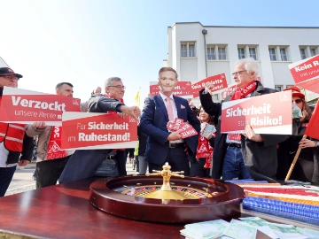 Kundgebung SOS Sozialstaat am 24. Juni