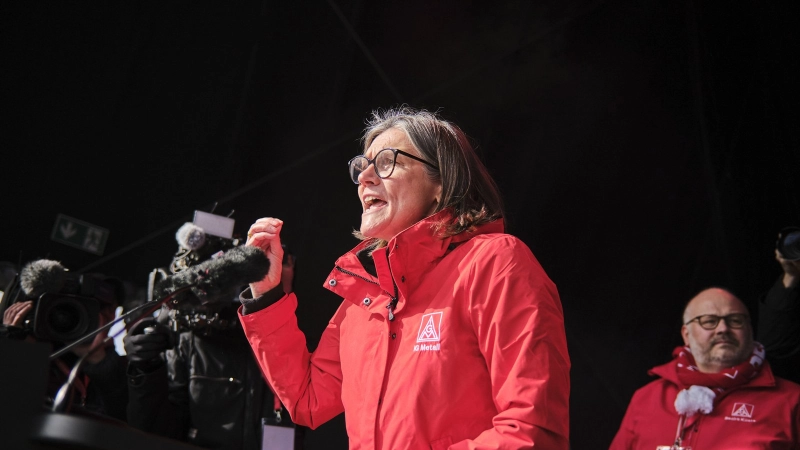Christane Benner auf dem Aktionstag in Hannover