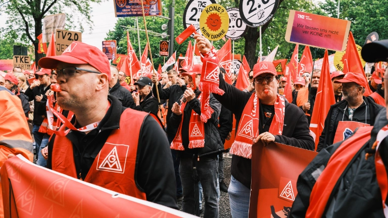 TKE Aktion bei KONE