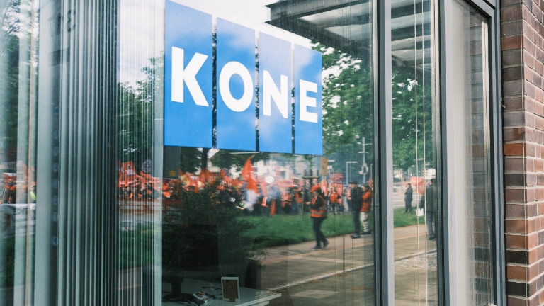 TKE Aktion bei KONE