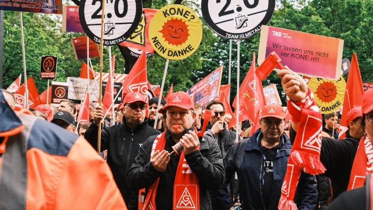TKE Aktion bei KONE