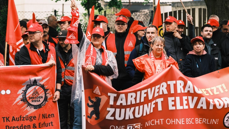TKE Aktion bei KONE
