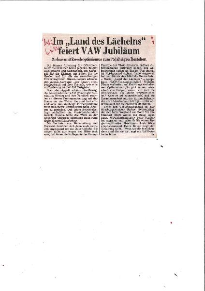 1992-06-06 VAW Jubiläum 75 Jahre