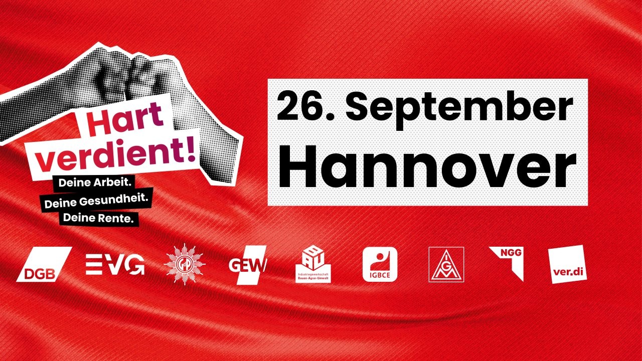 Sharepic Hart verdient Hannover