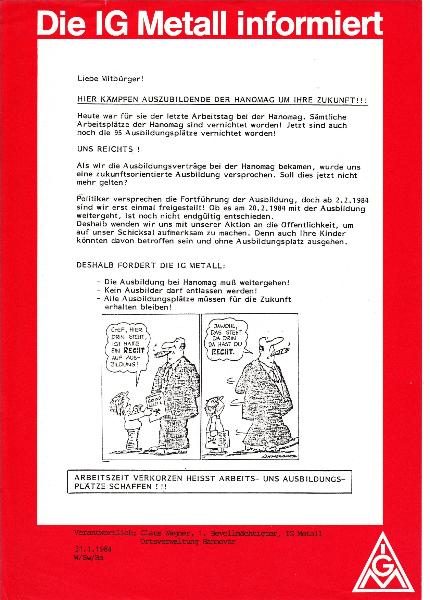 1984-01-31 Auszubildende Hanomag