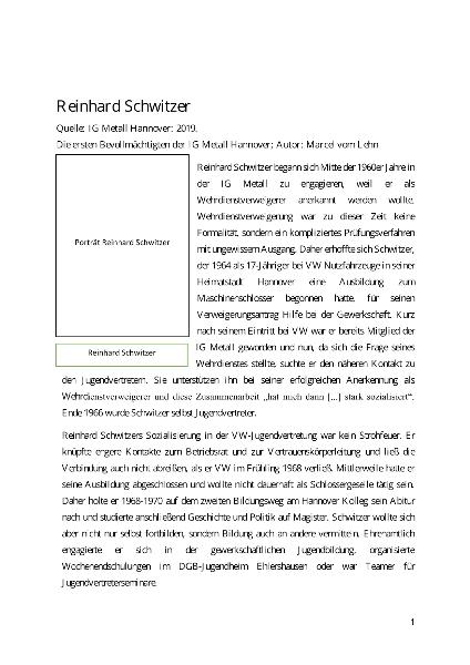 Schwitzer Reinhard