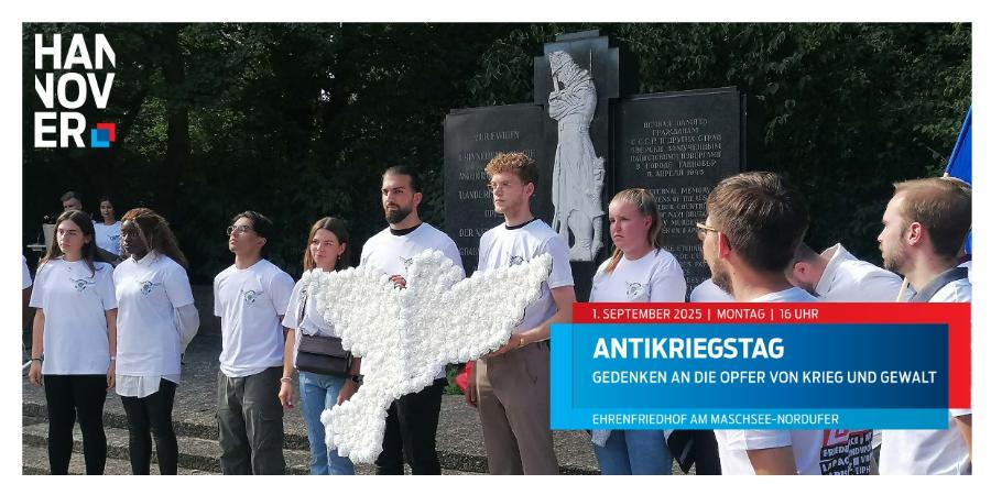 Einladungskarte Antikriegstag