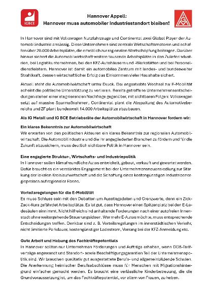 Hannover-Appell