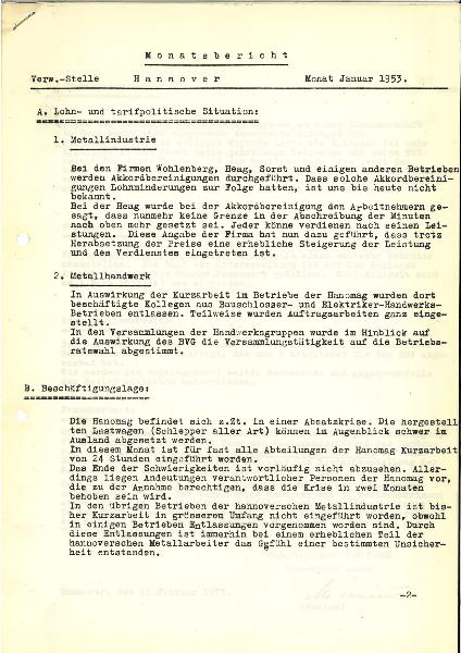 1953-01 Organisationsbericht
