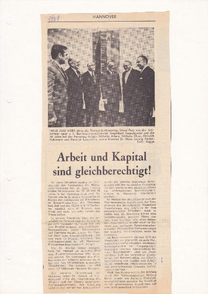 1969 Jubilarehrung Hanomag