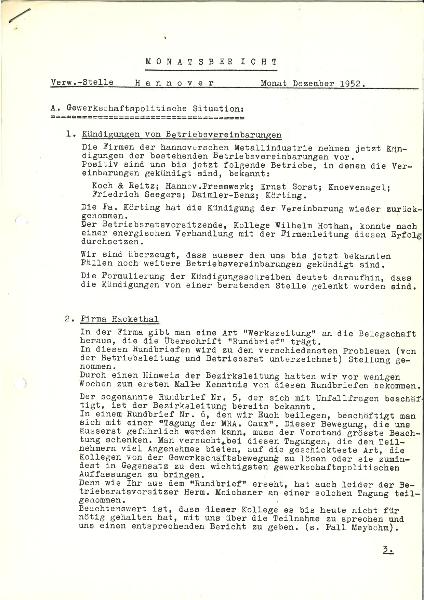 1952-12 Organisationsbericht