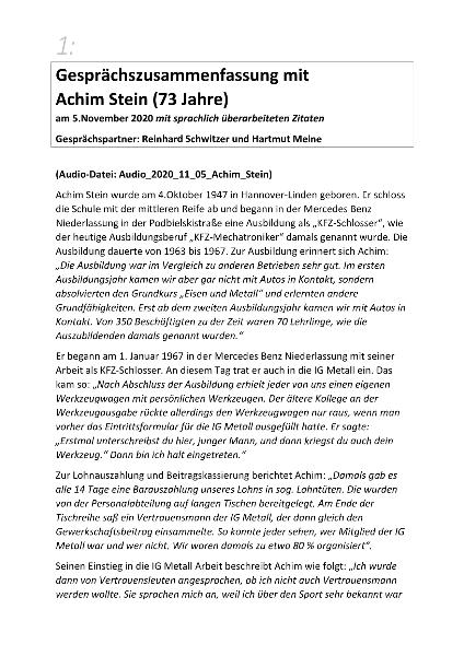 Stein Achim
