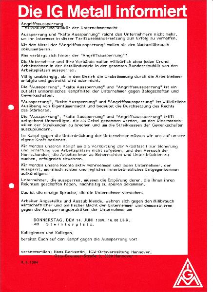 1984-06-14 IGM-Hannover gegen Aussperrung