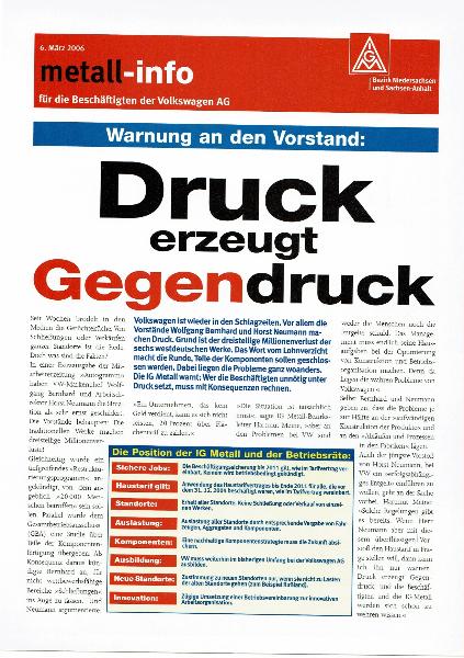 2006 VW-Tarifrunde