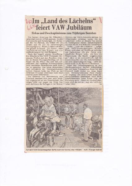 1982-06-06 VAW Jubilaeum 75 Jahre