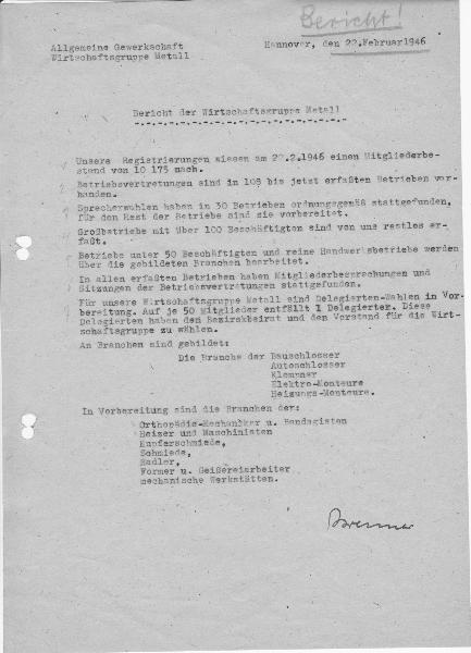 1946-02 WG Metall Monatsbericht