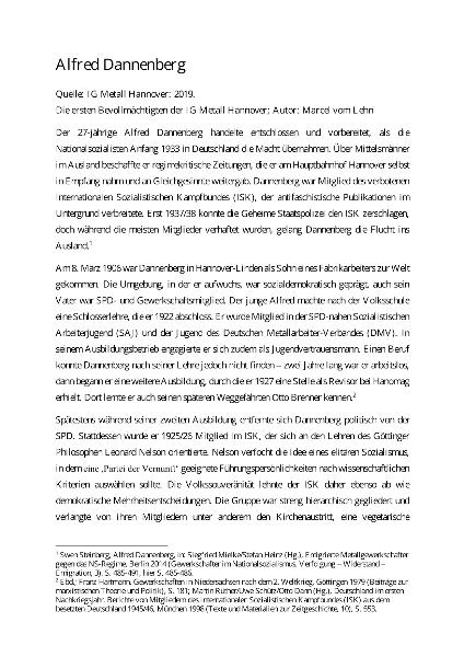 Dannenberg Alfred