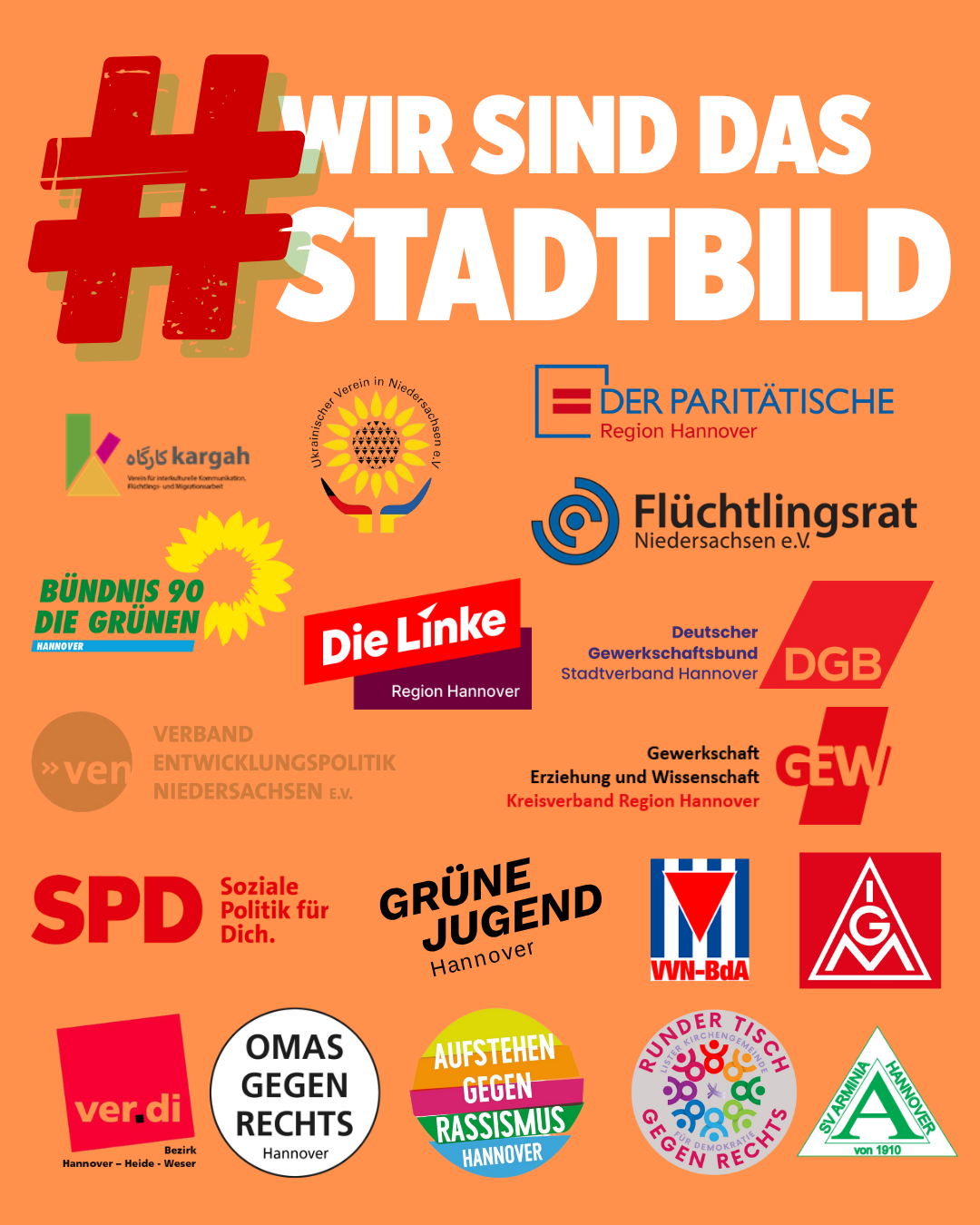 Kundgebung Stadtbild Hannover